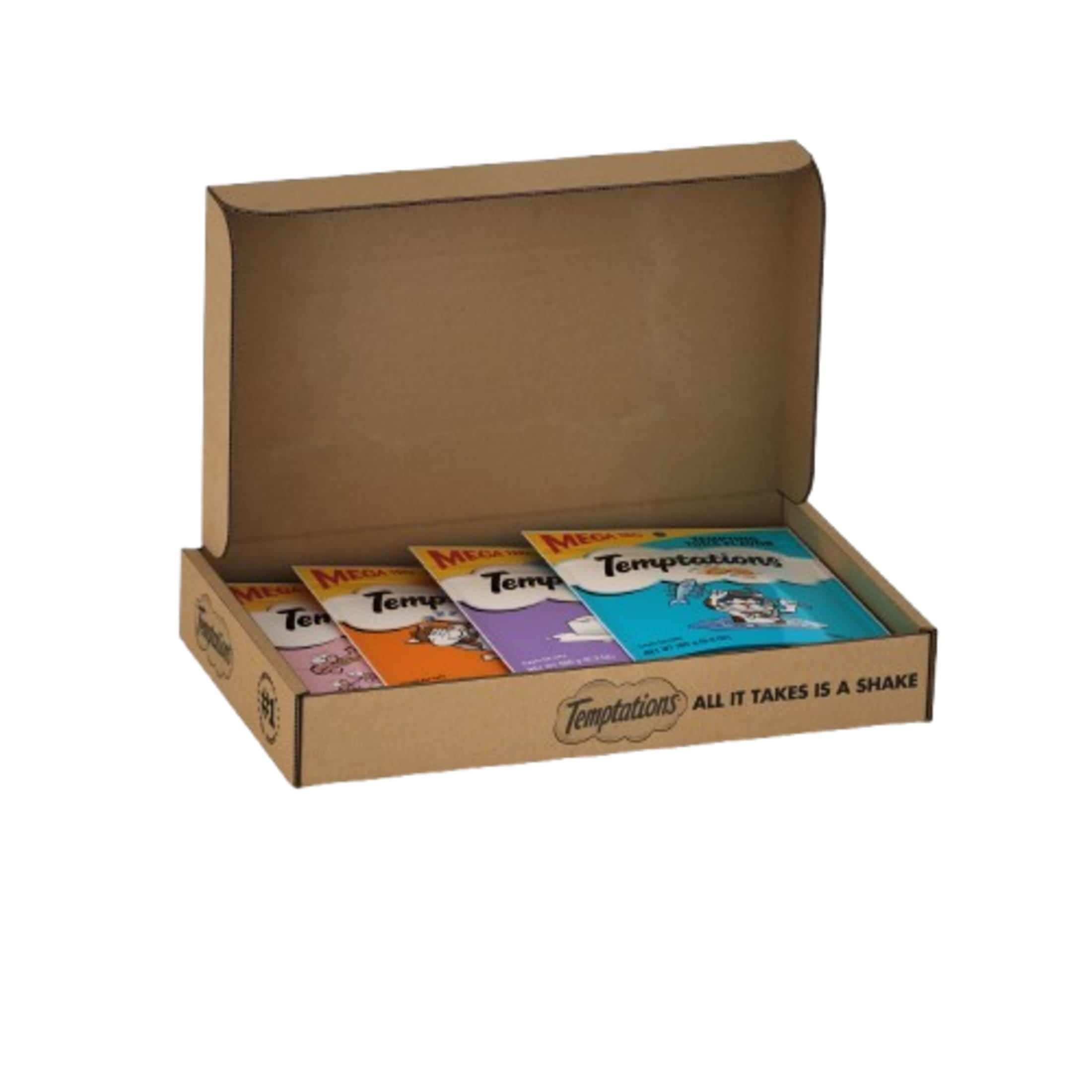 Temptations Classic, Crunchy And Soft Cat Treats Variety Pack, (6) 6.3 Oz Pouch