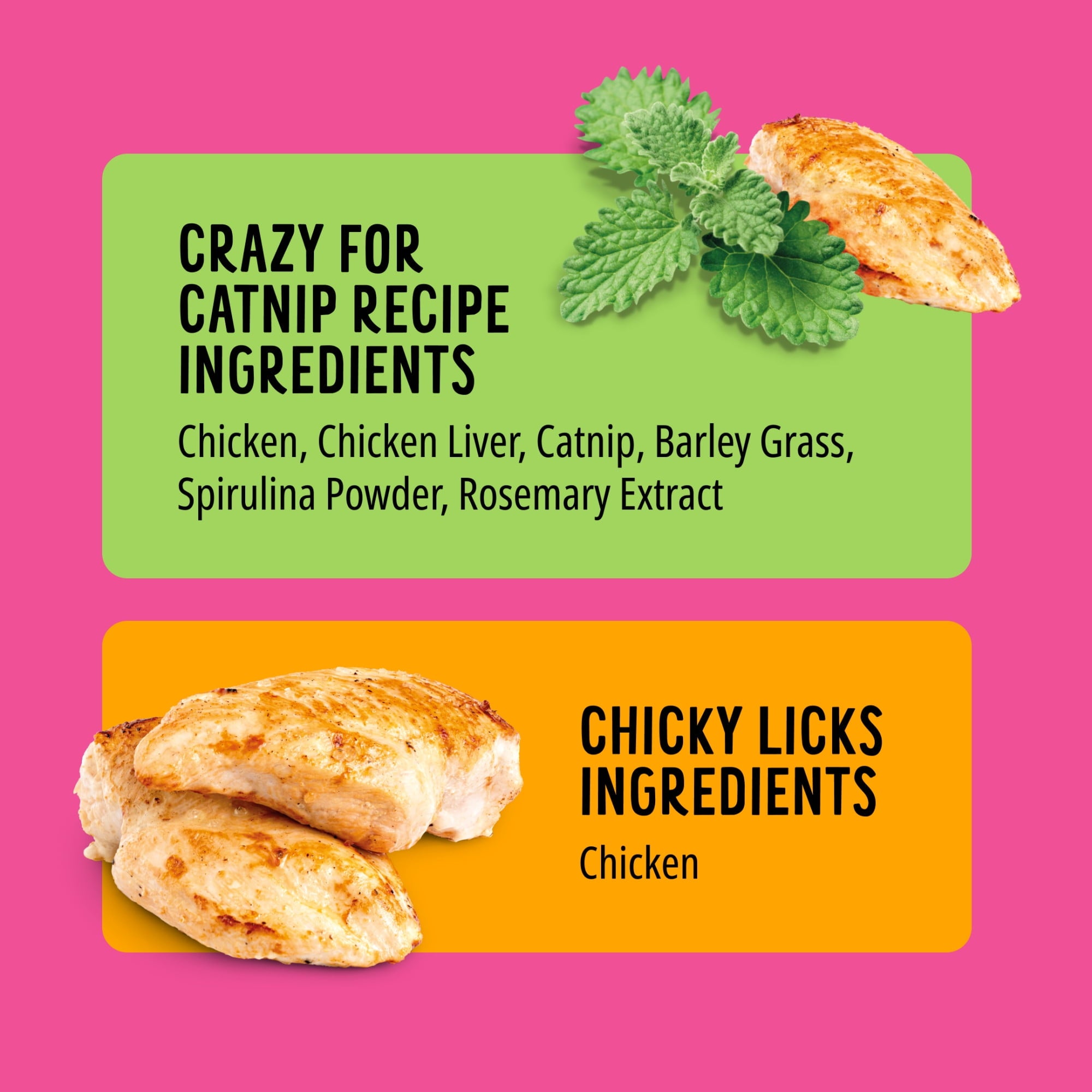 BONKERS Purrpops, Freeze Dried Chicken & Dried Catnip Lollipops Cat Treats, 18 Pieces