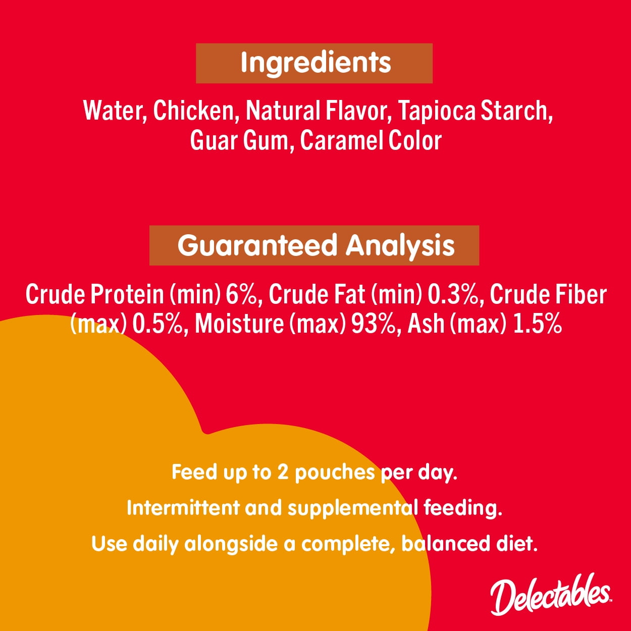 Hartz Delectables Non-Seafood Gravy Lickable Wet Cat Treats, Chicken, 12 Count, 1.4oz