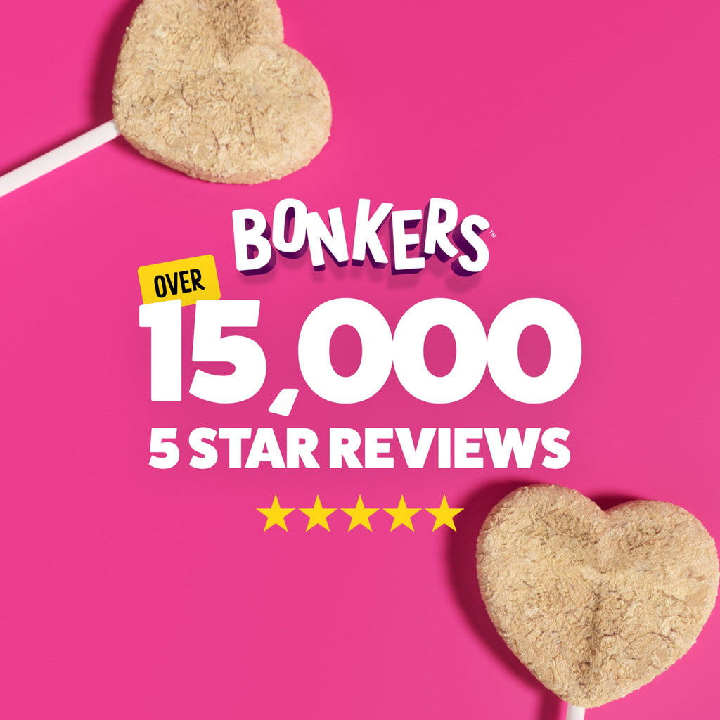 BONKERS Purrpops, Freeze Dried Chicken & Dried Catnip Lollipops Cat Treats, 18 Pieces