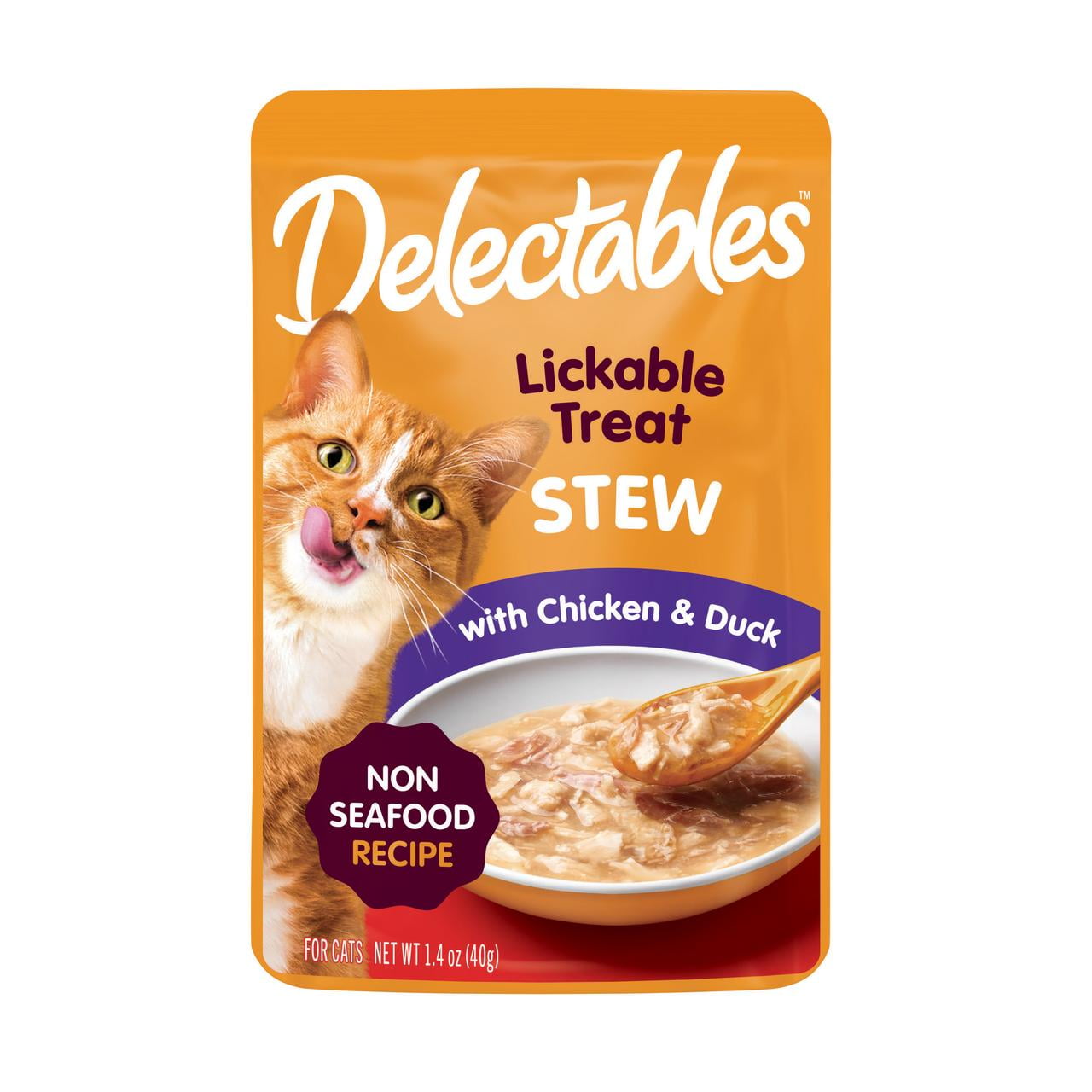 Delectables Stew Non-Seafood Chicken & Duck Lickable Wet Cat Treats