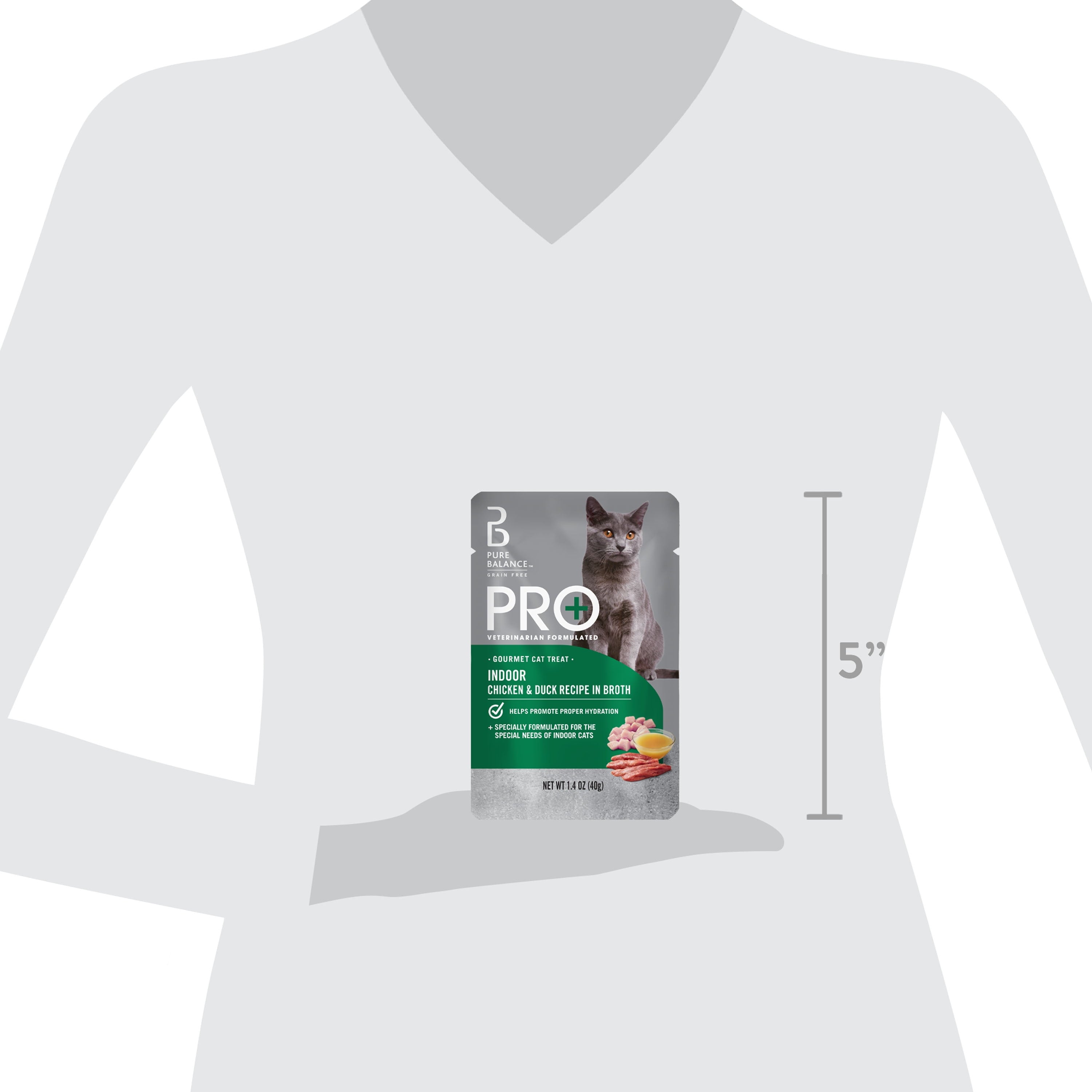 Pure Balance Pro+ Indoor Chicken & Duck Recipe in Broth, 1.4 oz