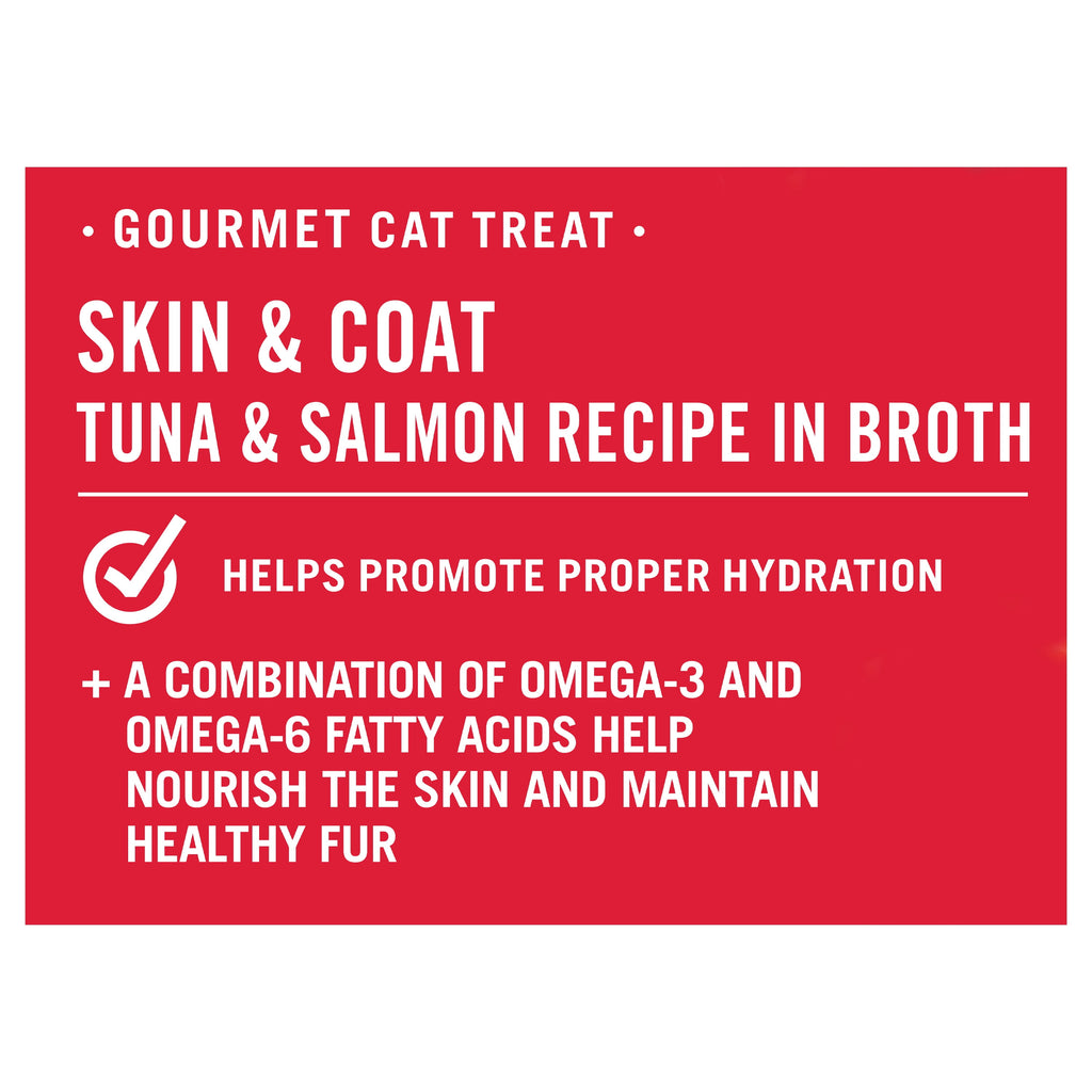 Pure Balance Pro+ Skin and Coat Tuna and Salmon Recipe in Broth, 1.4 oz