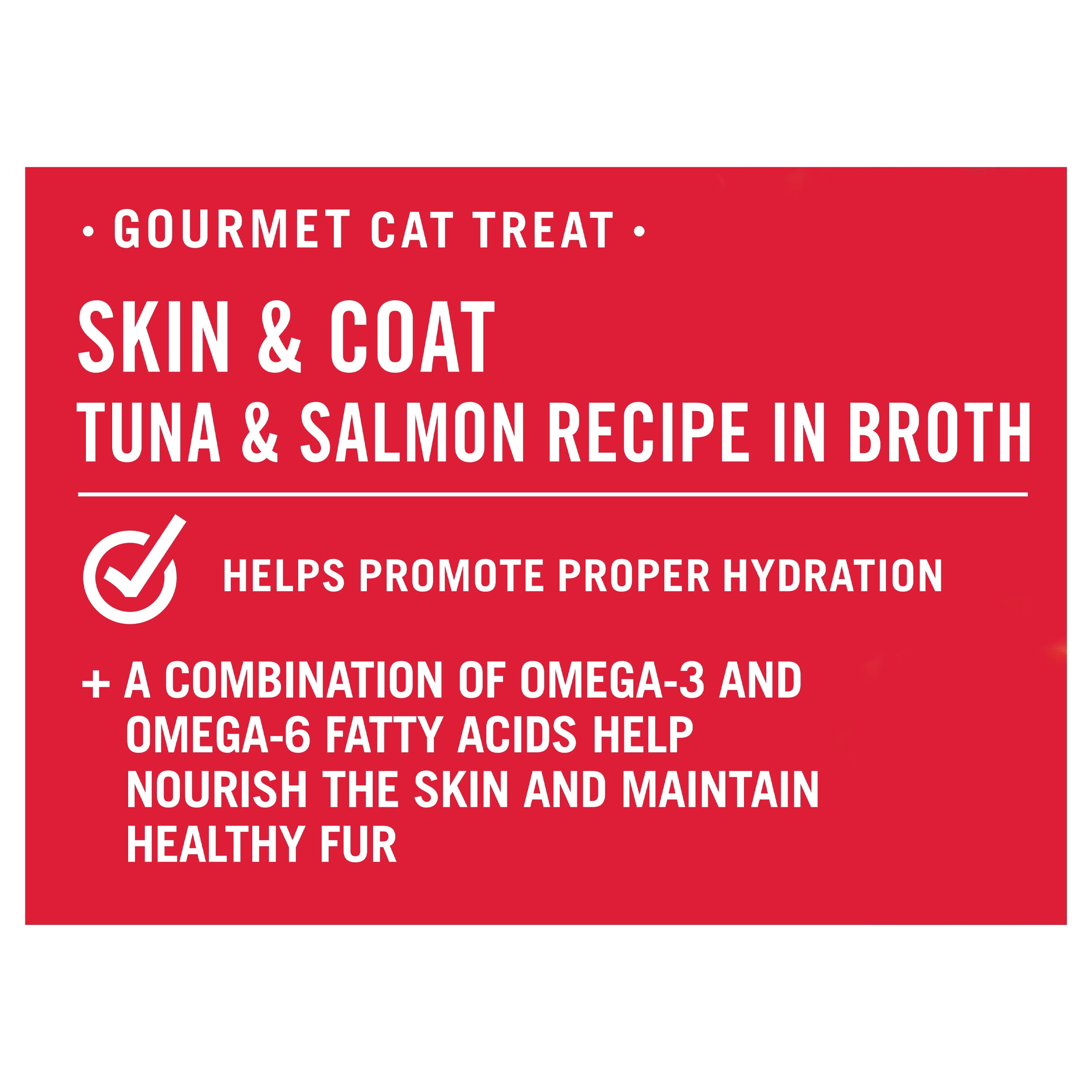 Pure Balance Pro+ Skin and Coat Tuna and Salmon Recipe in Broth, 1.4 oz