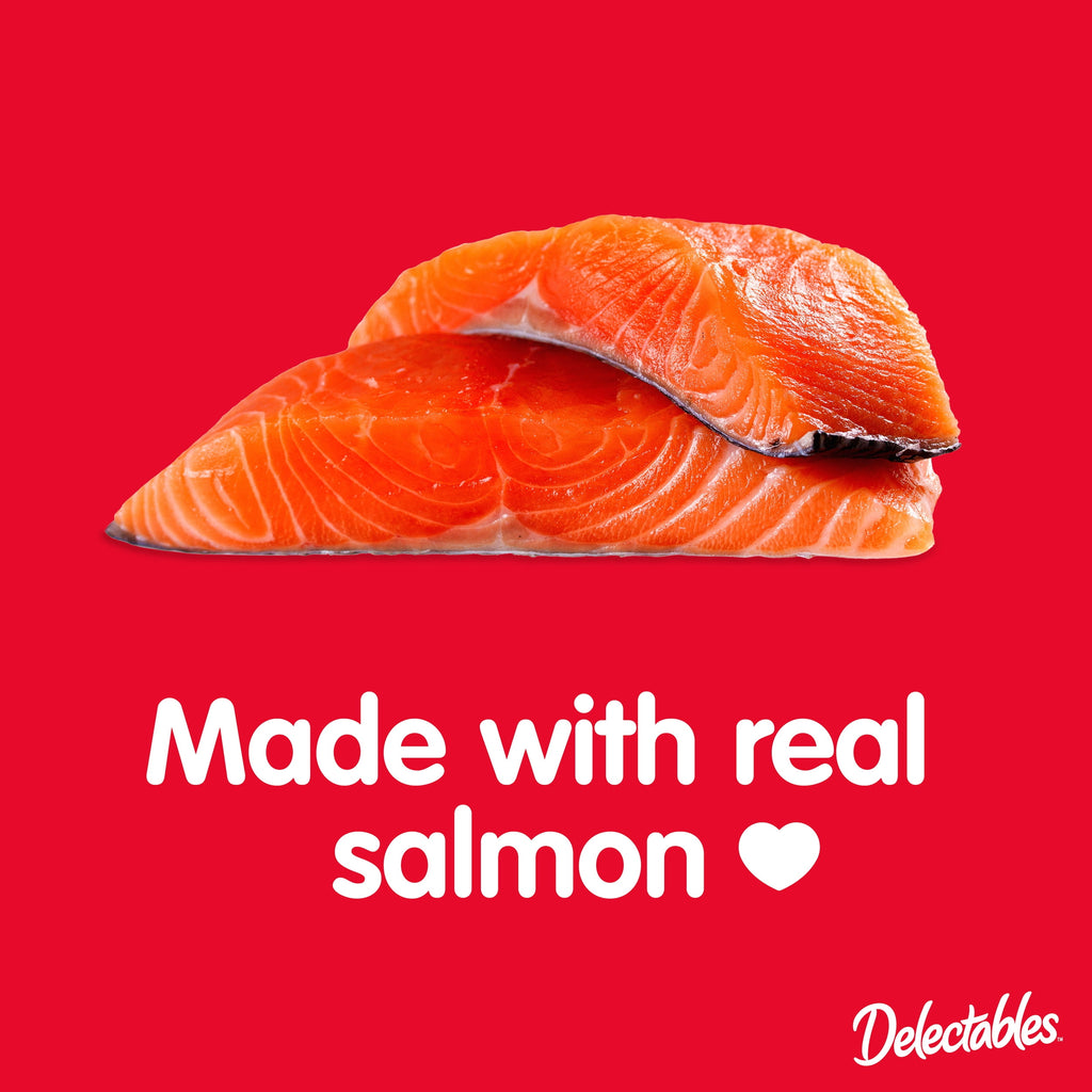 Hartz Delectables Lickable Spoon, Interactive Wet Cat Treats, Salmon 8ct